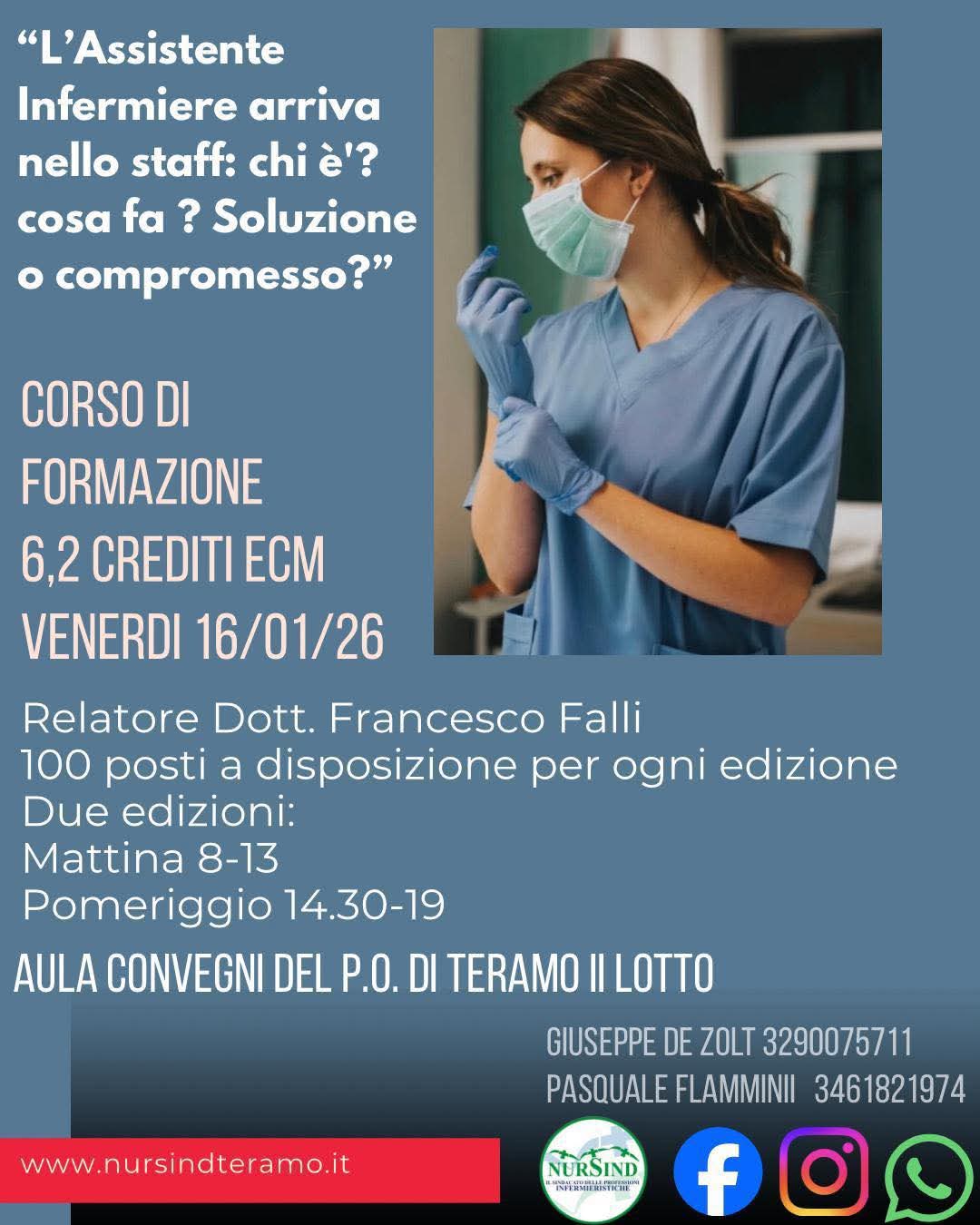 nursind teramo evento 16 gennaio 2026