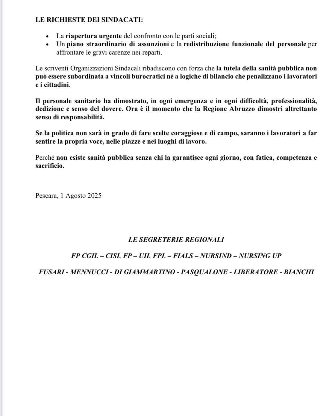 nursind teramo comunicato agosto 25 2